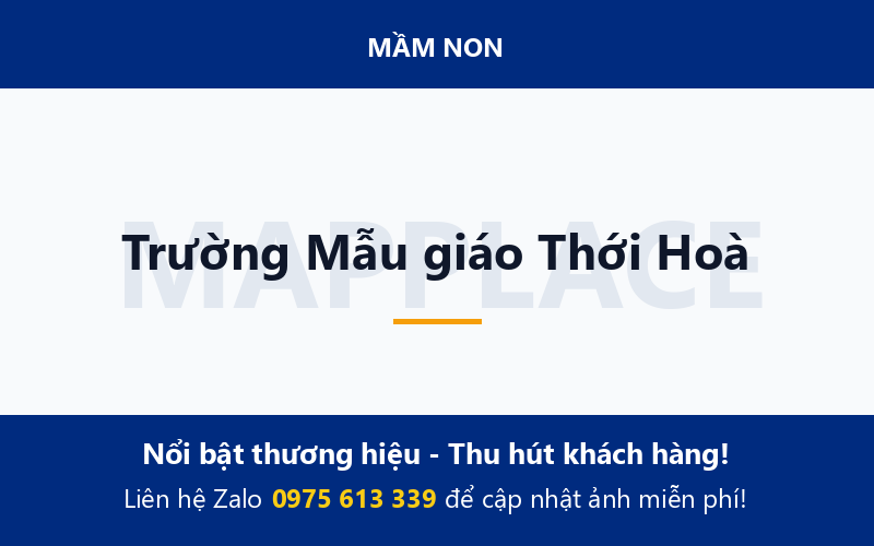 Trường Mẫu giáo Thới Hoà
