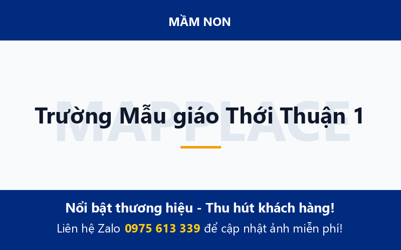Trường Mẫu giáo Thới Thuận 1
