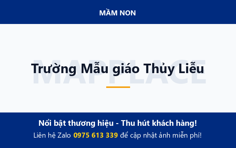 Trường Mẫu giáo Thủy Liễu
