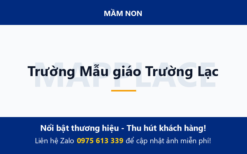 Trường Mẫu giáo Trường Lạc