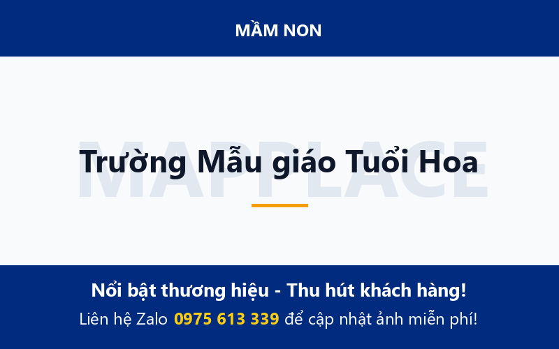 Trường Mẫu giáo Tuổi Hoa
