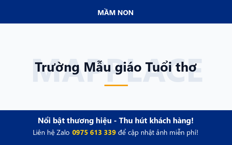 Trường Mẫu giáo Tuổi thơ