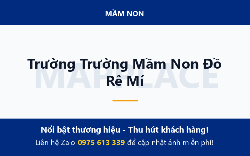 Trường Trường Mầm Non Đồ Rê Mí