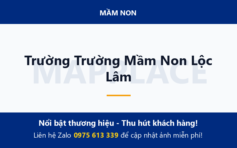 Trường Trường Mầm Non Lộc Lâm