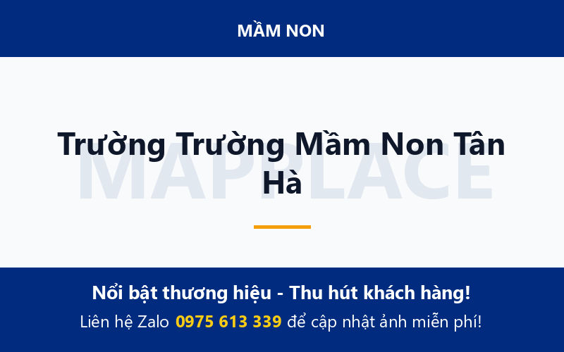 Trường Trường Mầm Non Tân Hà