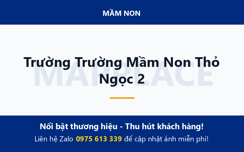 Trường Trường Mầm Non Thỏ Ngọc 2