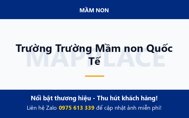 Trường Trường Mầm non Quốc Tế
