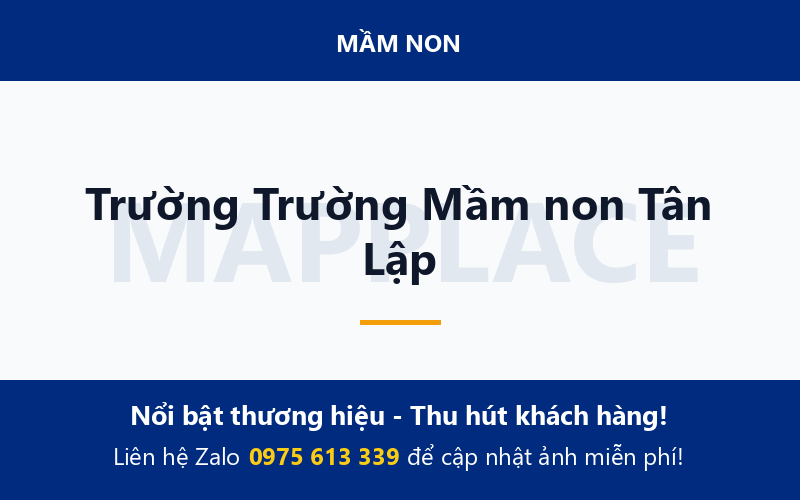 Trường Trường Mầm non Tân Lập