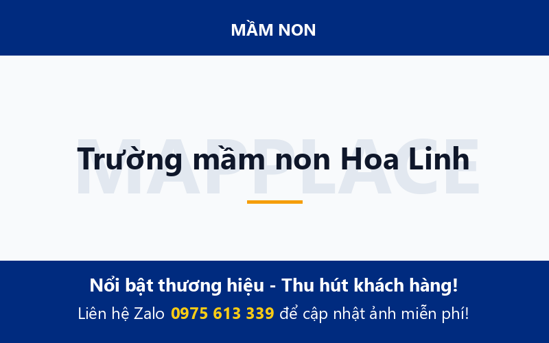 Trường mầm non Hoa Linh