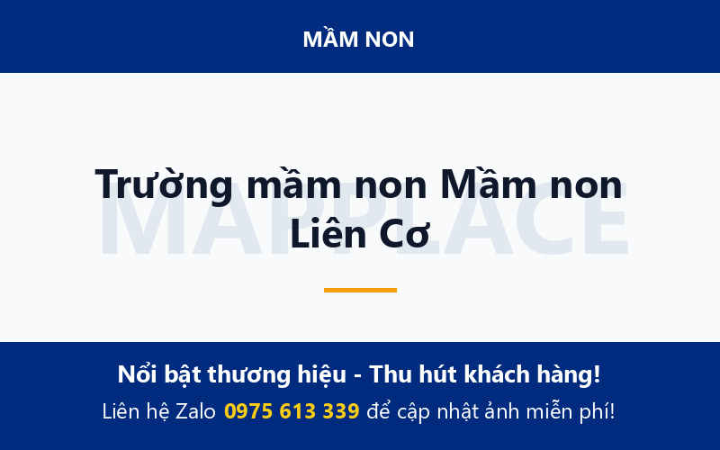 Trường mầm non Mầm non Liên Cơ