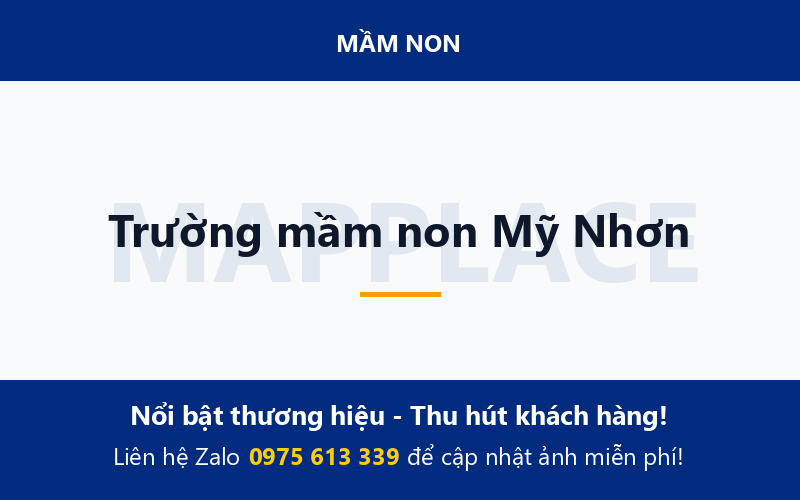 Trường mầm non Mỹ Nhơn
