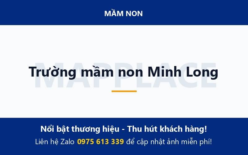 Trường mầm non Minh Long