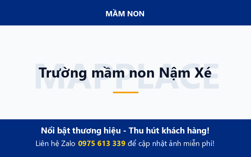 Trường mầm non Nậm Xé