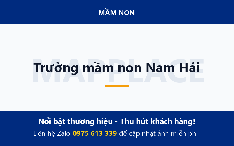 Trường mầm non Nam Hải