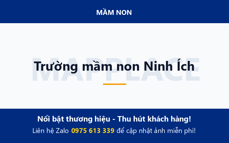 Trường mầm non Ninh Ích