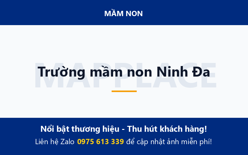 Trường mầm non Ninh Đa