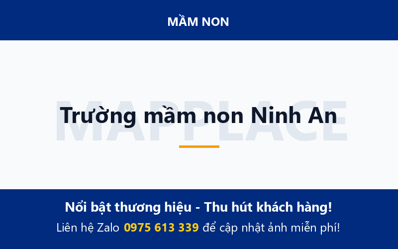 Trường mầm non Ninh An