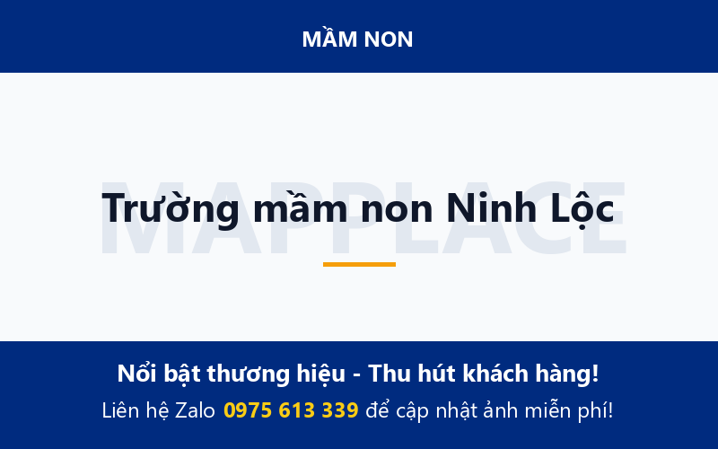 Trường mầm non Ninh Lộc