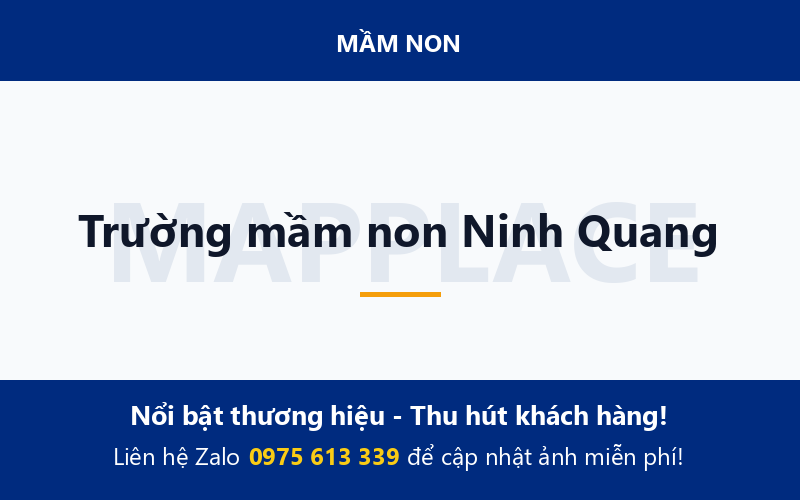 Trường mầm non Ninh Quang
