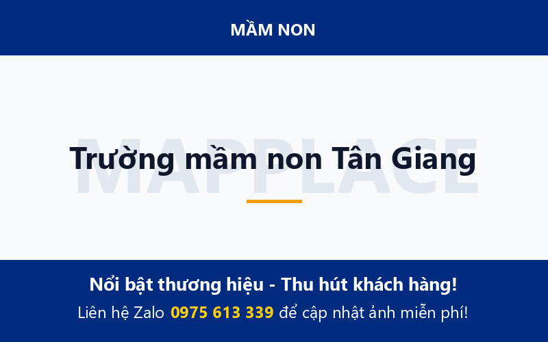 Trường mầm non Tân Giang