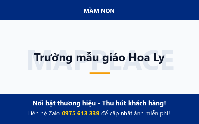 Trường mẫu giáo Hoa Ly