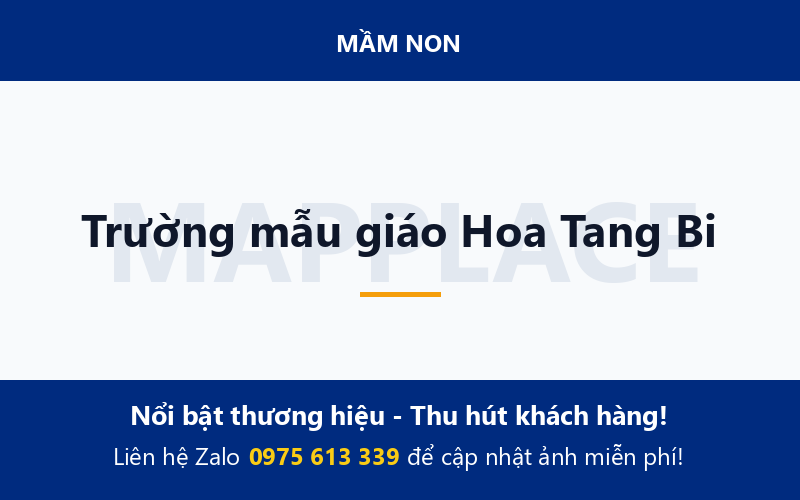 Trường mẫu giáo Hoa Tang Bi