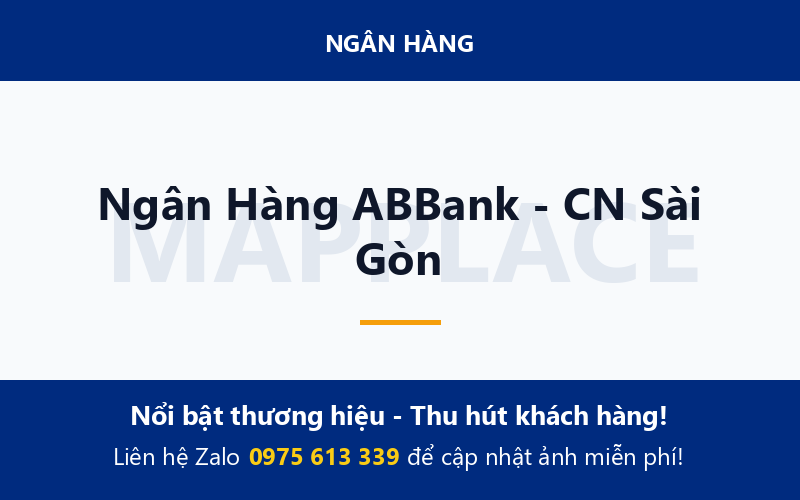 Ngân Hàng ABBank - CN Sài Gòn