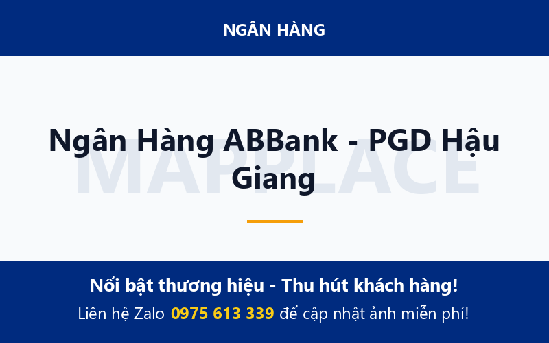 Ngân Hàng ABBank - PGD Hậu Giang