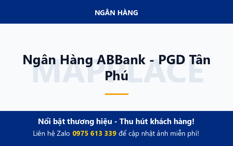 Ngân Hàng ABBank - PGD Tân Phú