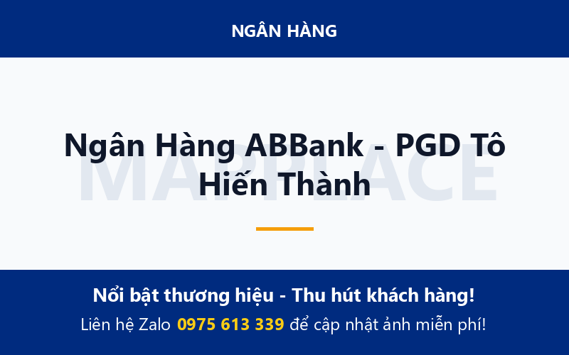 Ngân Hàng ABBank - PGD Tô Hiến Thành