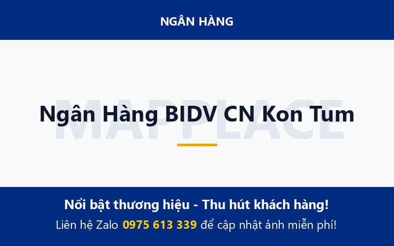 Ngân Hàng BIDV CN Kon Tum