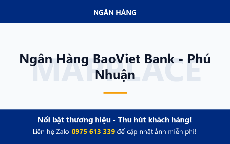 Ngân Hàng BaoViet Bank - Phú Nhuận