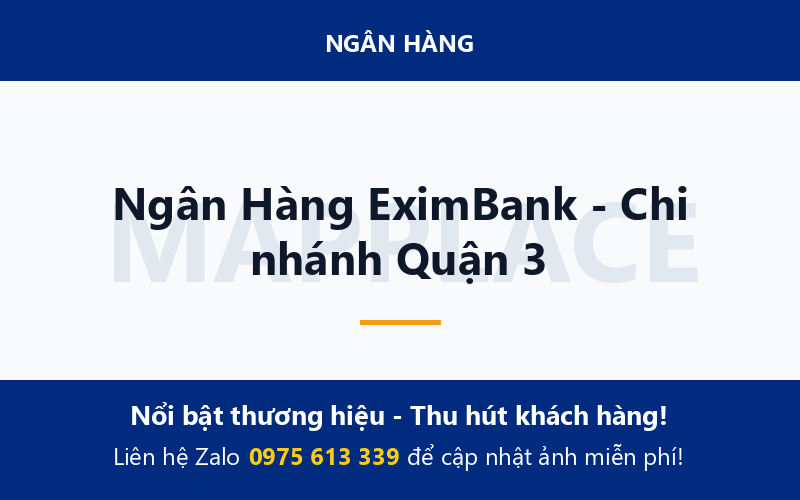Ngân Hàng EximBank - Chi nhánh Quận 3