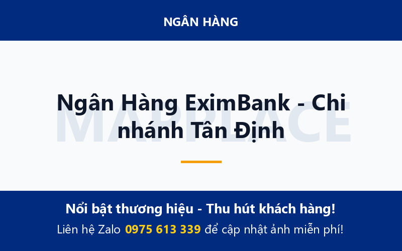 Ngân Hàng EximBank - Chi nhánh Tân Định