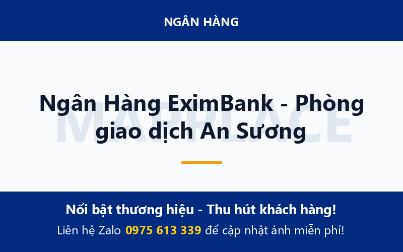 Ngân Hàng EximBank - Phòng giao dịch An Sương