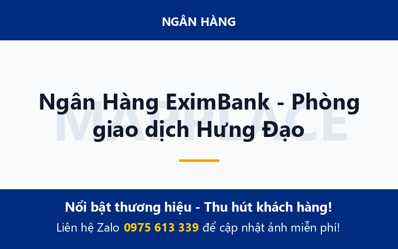 Ngân Hàng EximBank - Phòng giao dịch Hưng Đạo