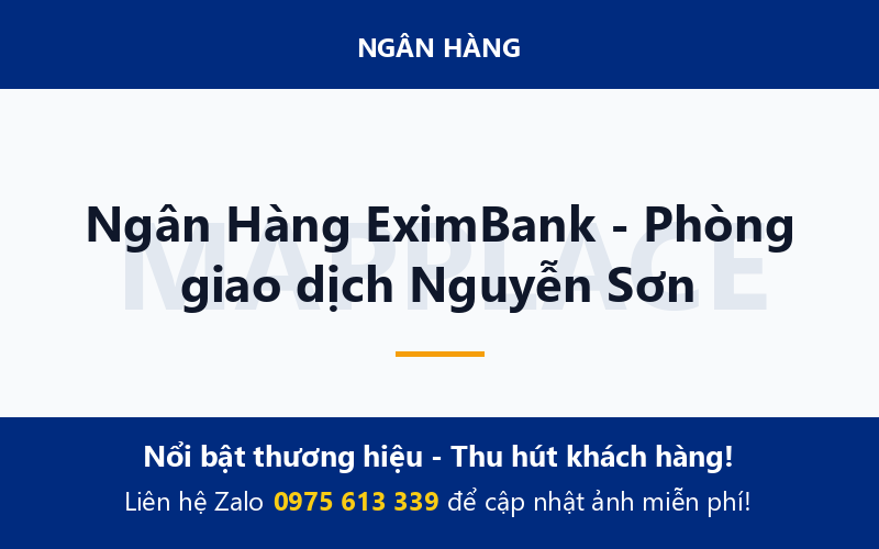 Ngân Hàng EximBank - Phòng giao dịch Nguyễn Sơn