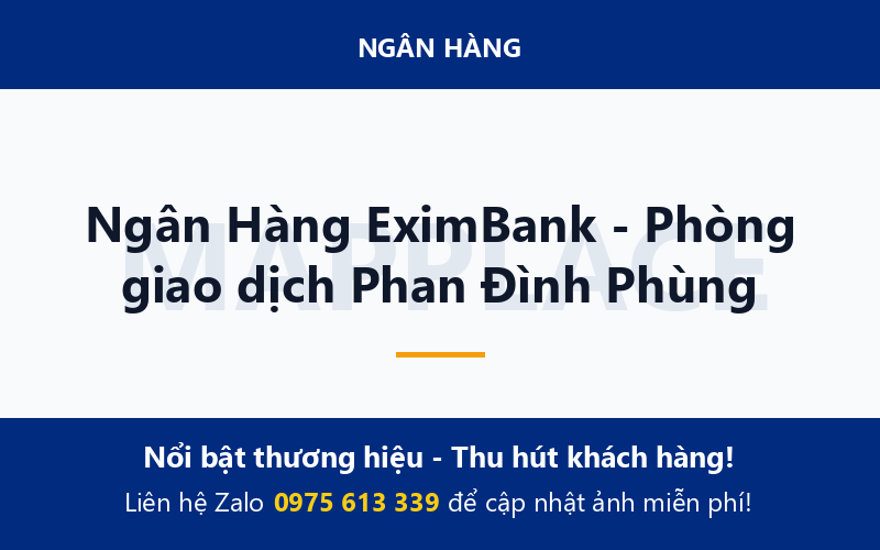 Ngân Hàng EximBank - Phòng giao dịch Phan Đình Phùng