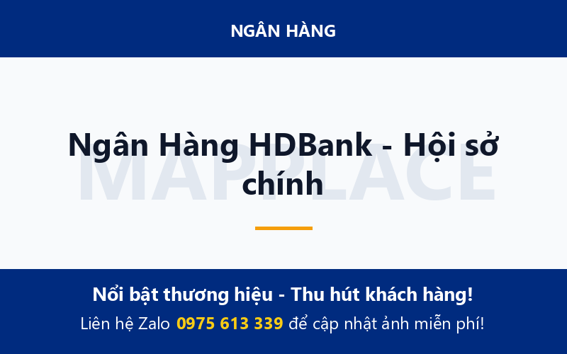 Ngân Hàng HDBank - Hội sở chính