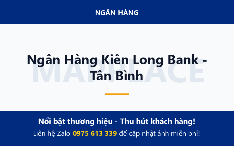 Ngân Hàng Kiên Long Bank - Tân Bình