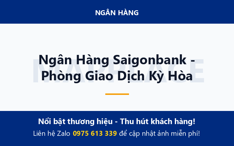 Ngân Hàng Saigonbank - Phòng Giao Dịch Kỳ Hòa