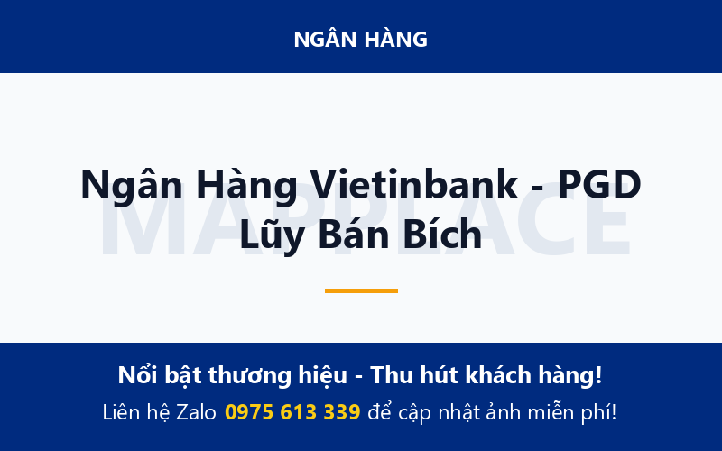 Ngân Hàng Vietinbank - PGD Lũy Bán Bích
