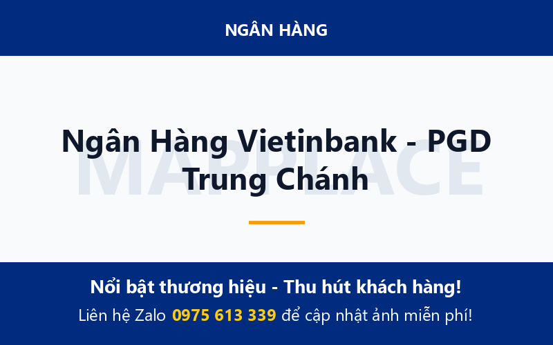 Ngân Hàng Vietinbank - PGD Trung Chánh