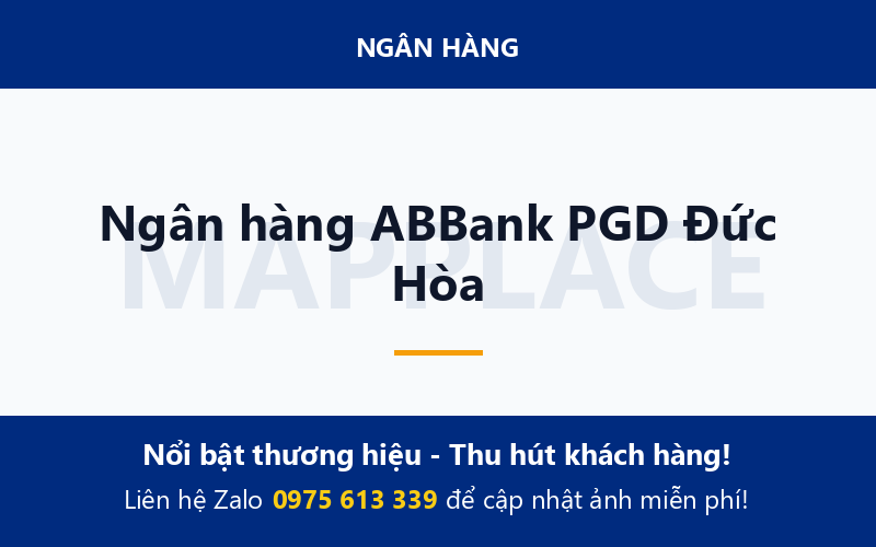 Ngân hàng ABBank PGD Đức Hòa