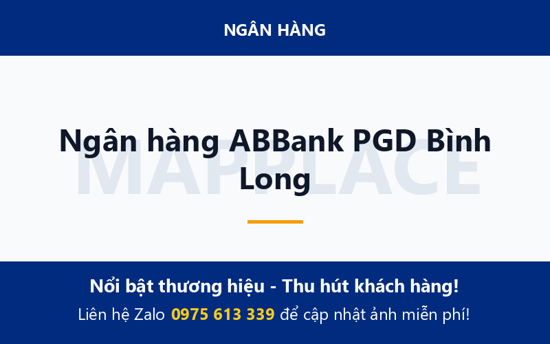 Ngân hàng ABBank PGD Bình Long