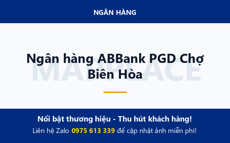 Ngân hàng ABBank PGD Chợ Biên Hòa