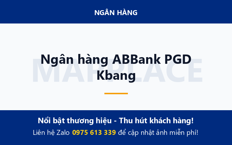 Ngân hàng ABBank PGD Kbang