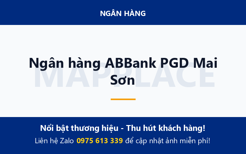 Ngân hàng ABBank PGD Mai Sơn