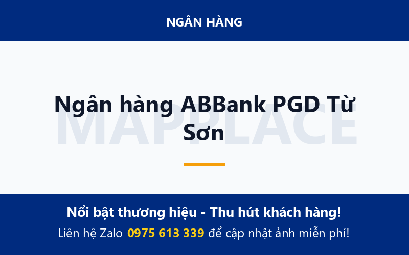 Ngân hàng ABBank PGD Từ Sơn