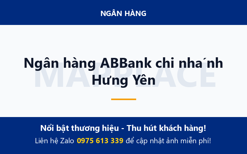 Ngân hàng ABBank chi nhánh Hưng Yên